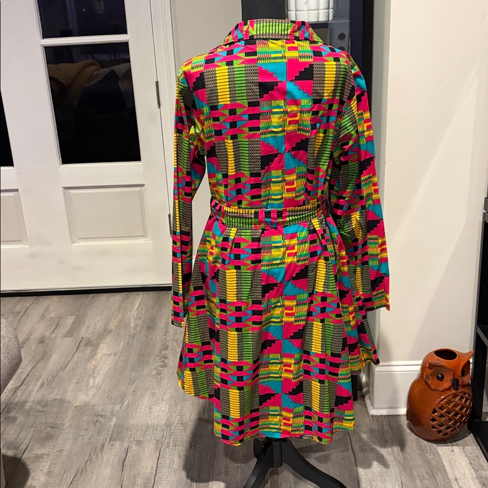 Women’s D’IYANU Multicolor Patterned Women's Jacket - Picture 2 of 2